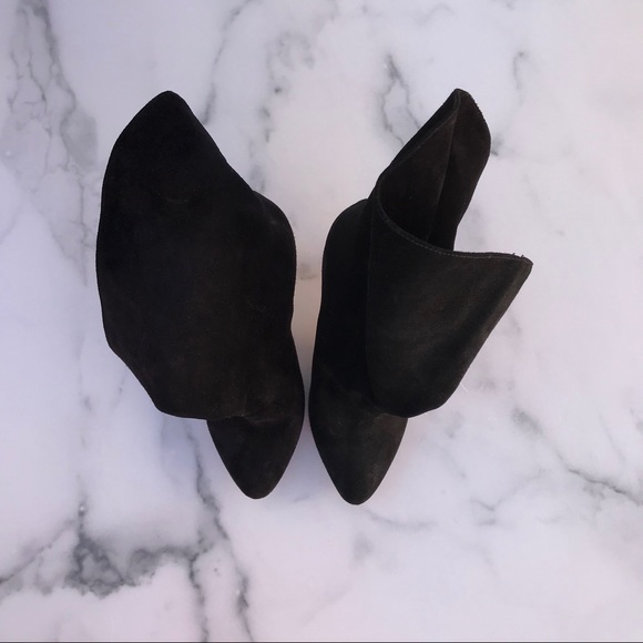 Prada women’s black suede stiletto zip ankle boot size IT 35.5 US 5.5 - Picture 9 of 12